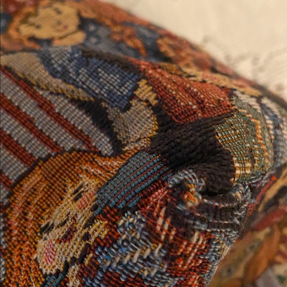 VTG Children of the World Tapestry Tote Bag schoolteacher - Picture 9 of 11